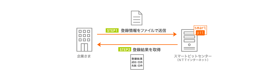 ファイル登録オプション